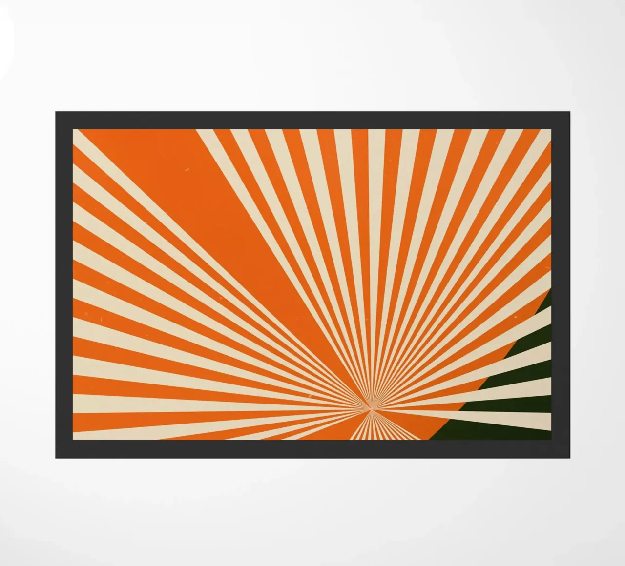 Sun beam doormat by Metron