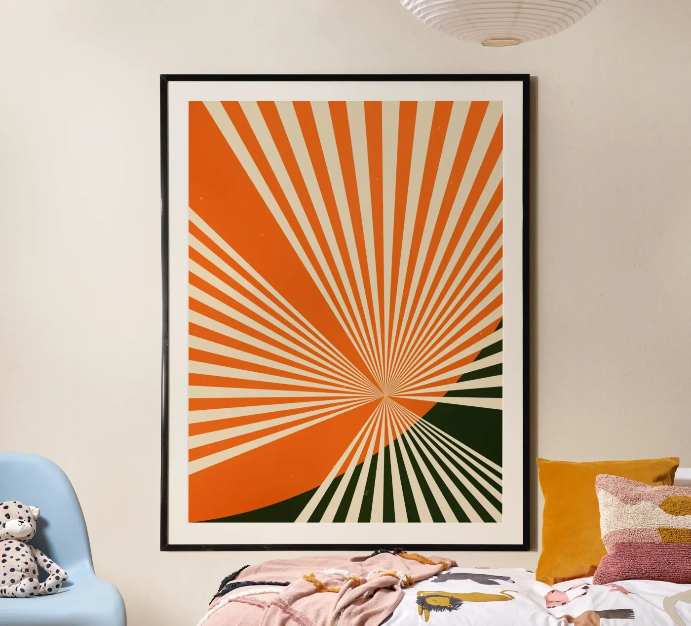 Sun beam poster by Metron