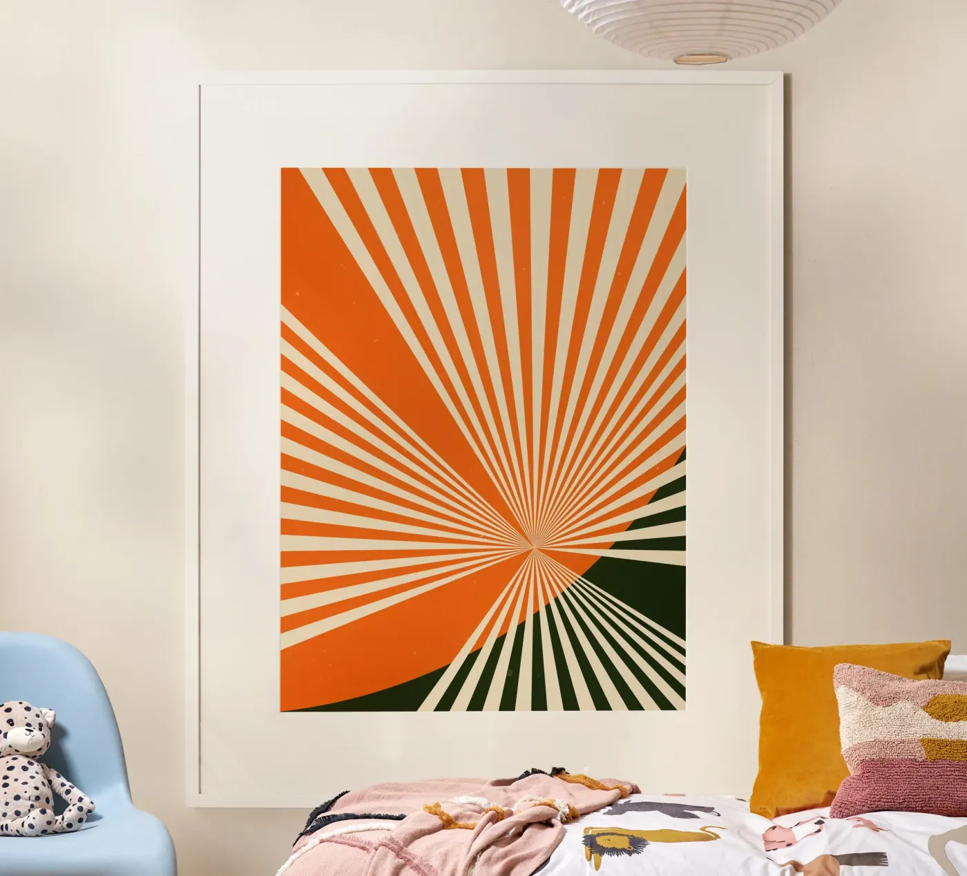 Sun beam poster by Metron