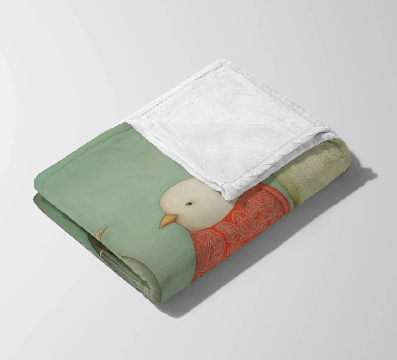 Uccelli su uno stendino coperta in pile da Pictura