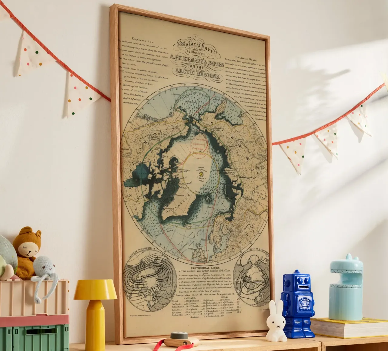 polar map canvas by Laura Harris