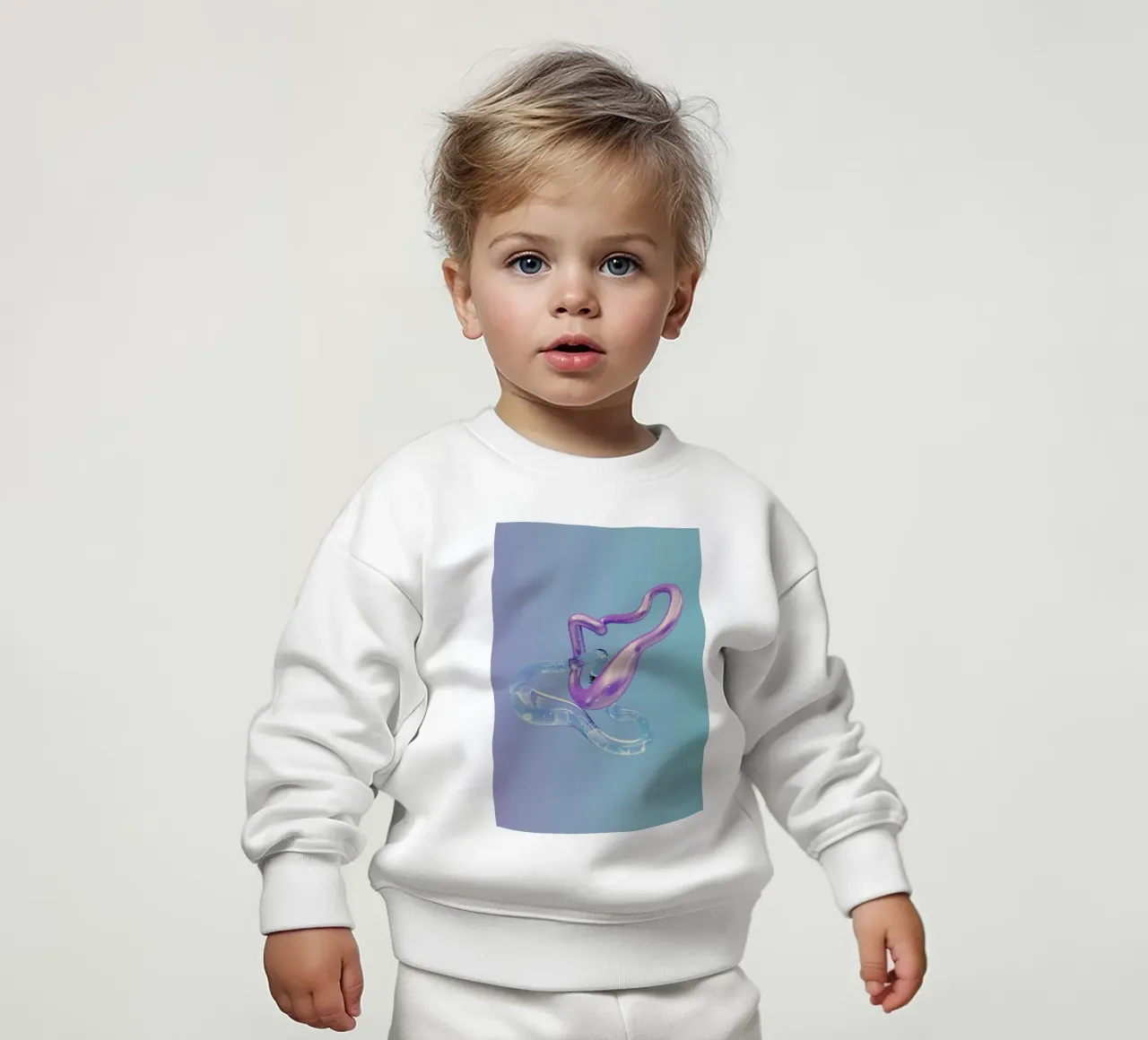 fluido astratto felpa neonato da Earthly Visions