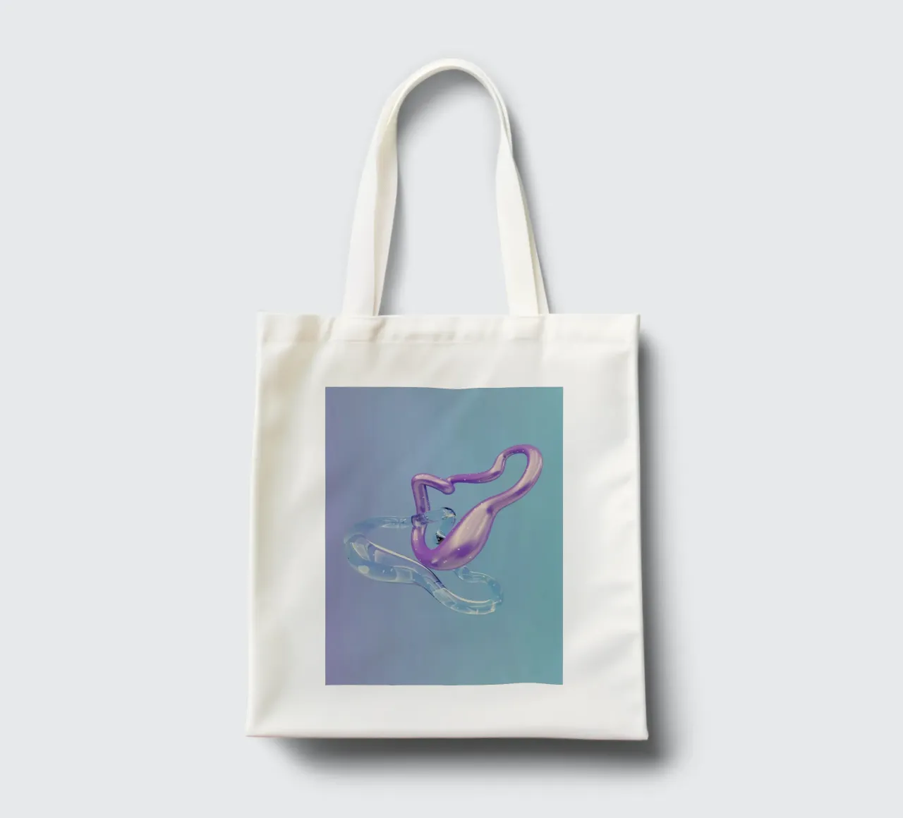 abstract fluid tote bag by Earthly Visions