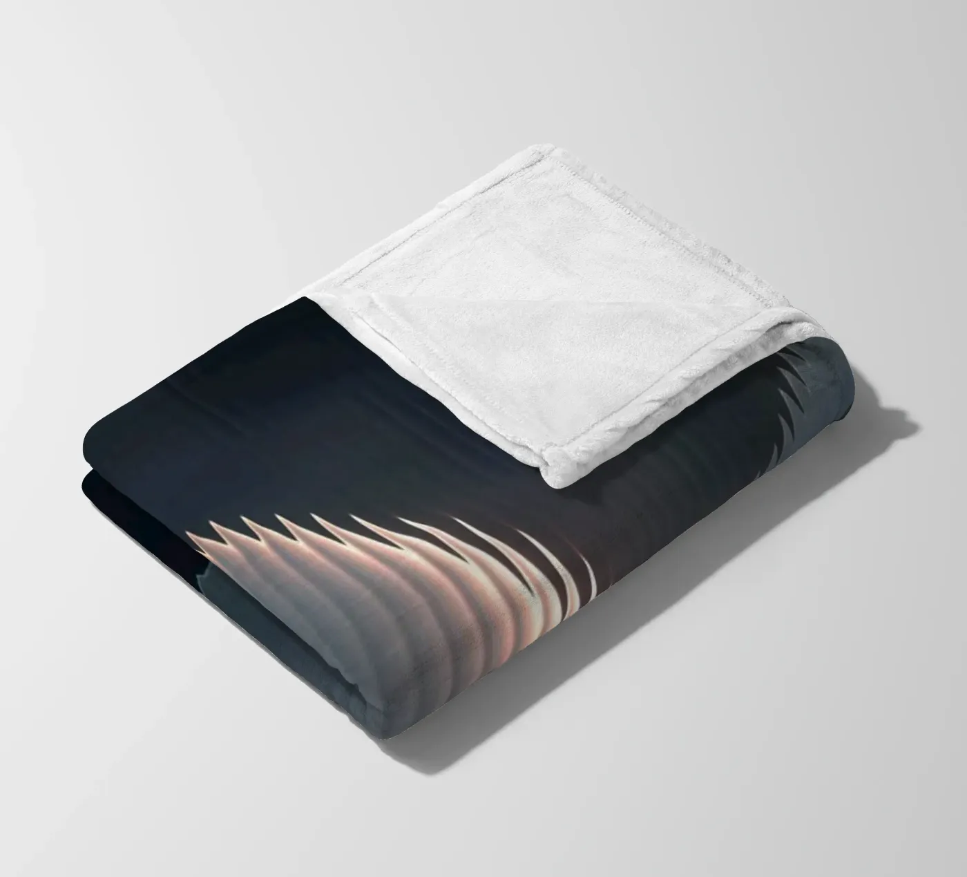 waveform reflection plaid polaire de Earthly Visions