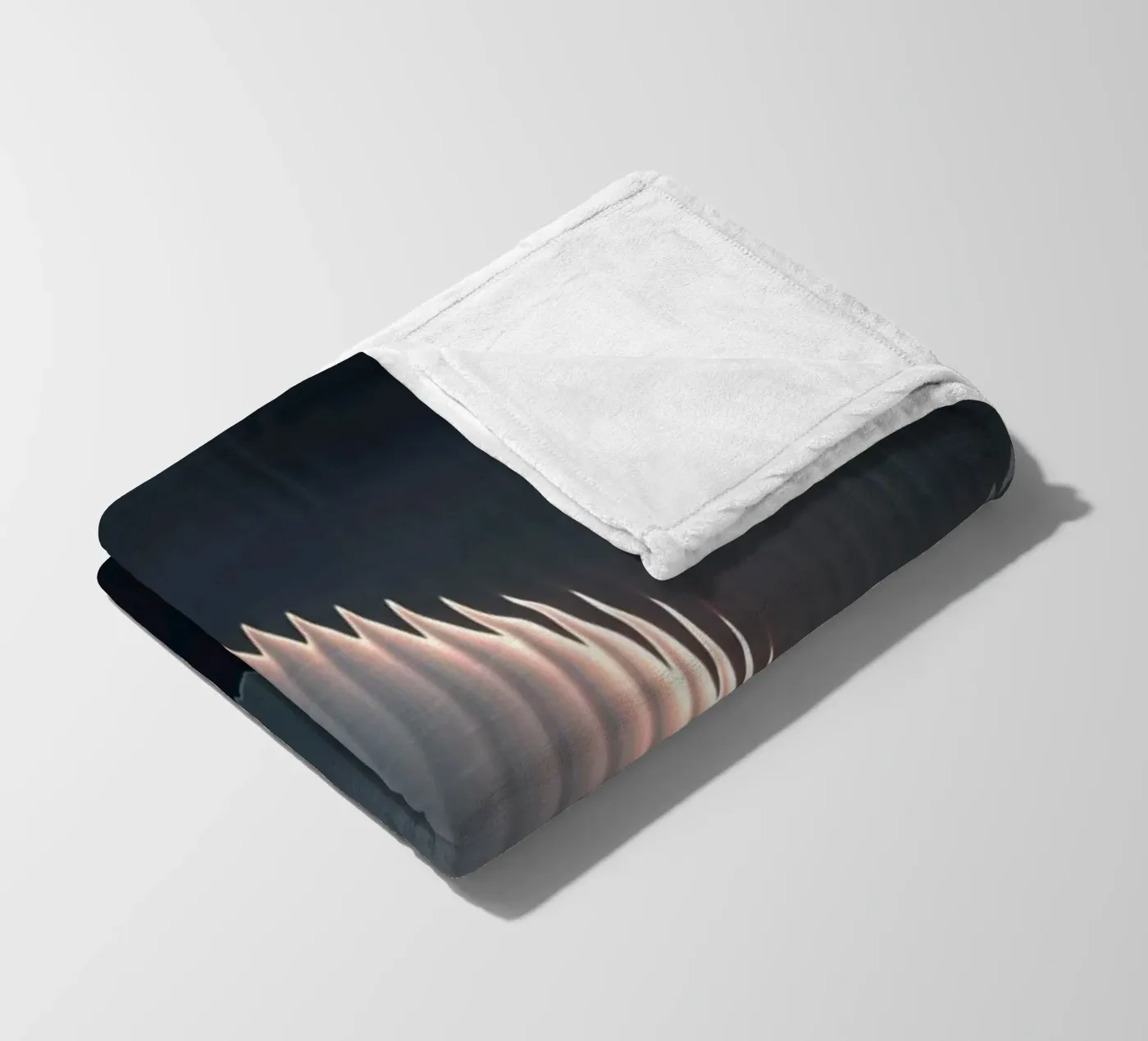 waveform reflection plaid polaire de Earthly Visions