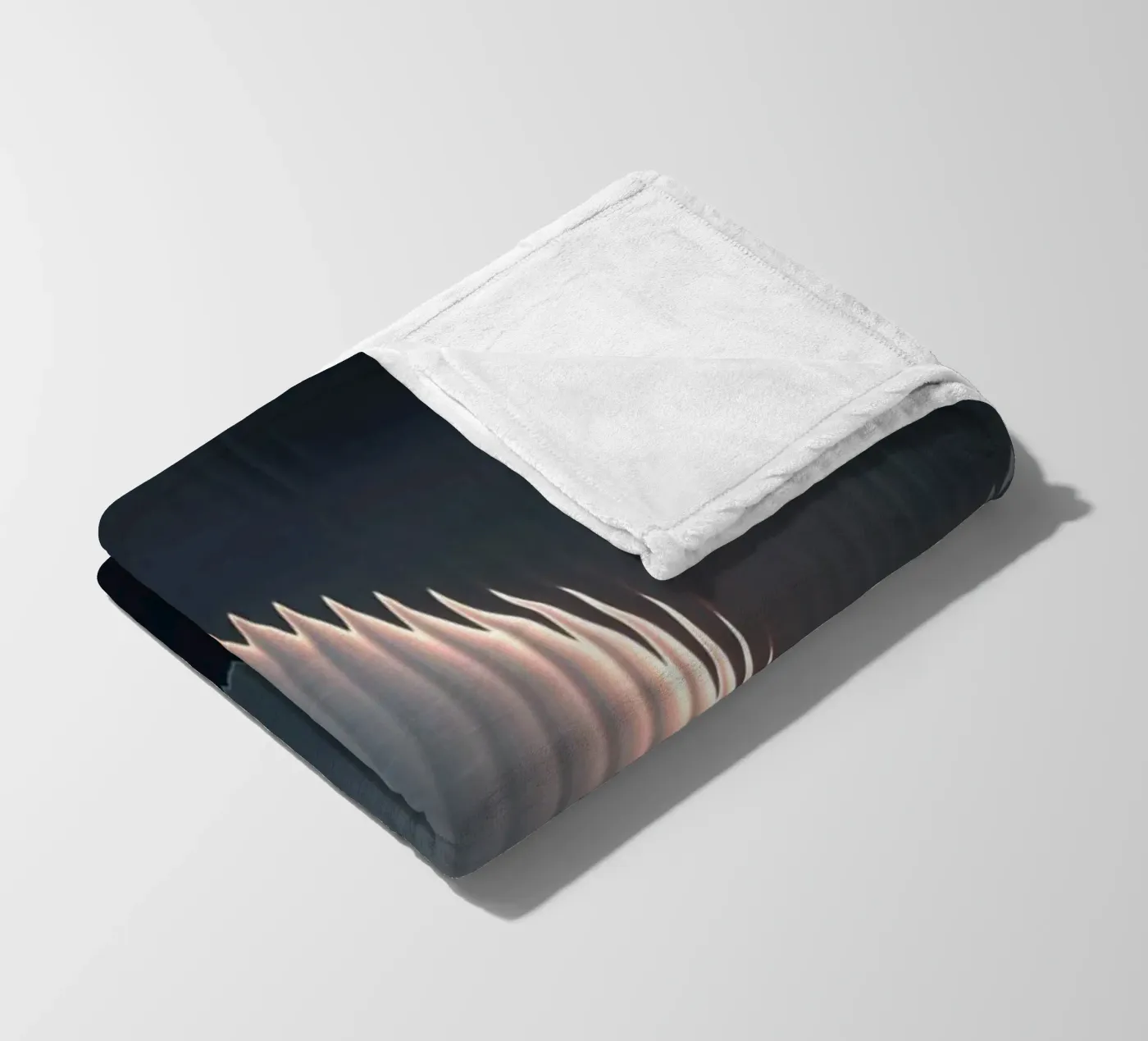 waveform reflection plaid polaire de Earthly Visions