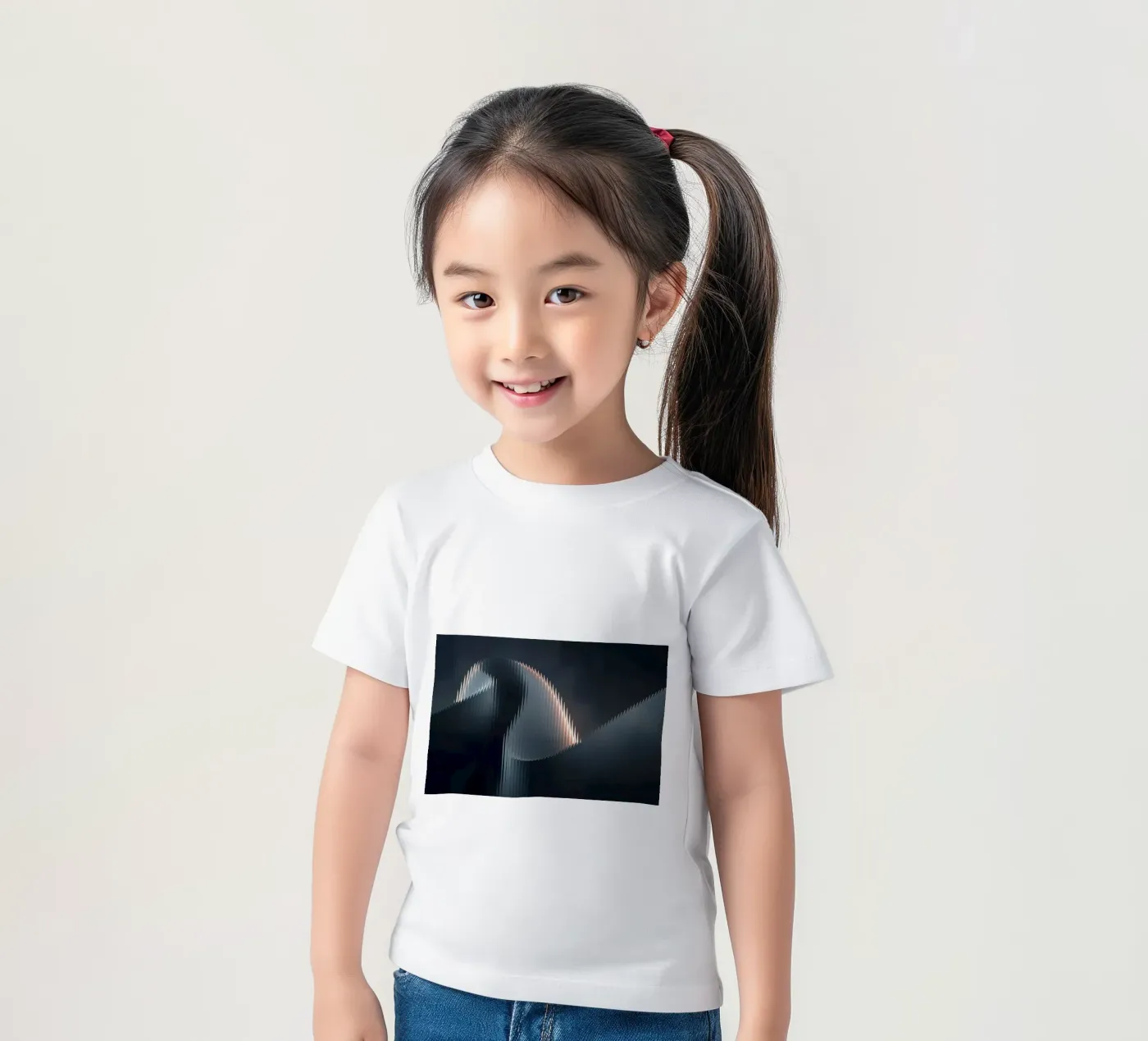 waveform reflection t-shirt enfant de Earthly Visions