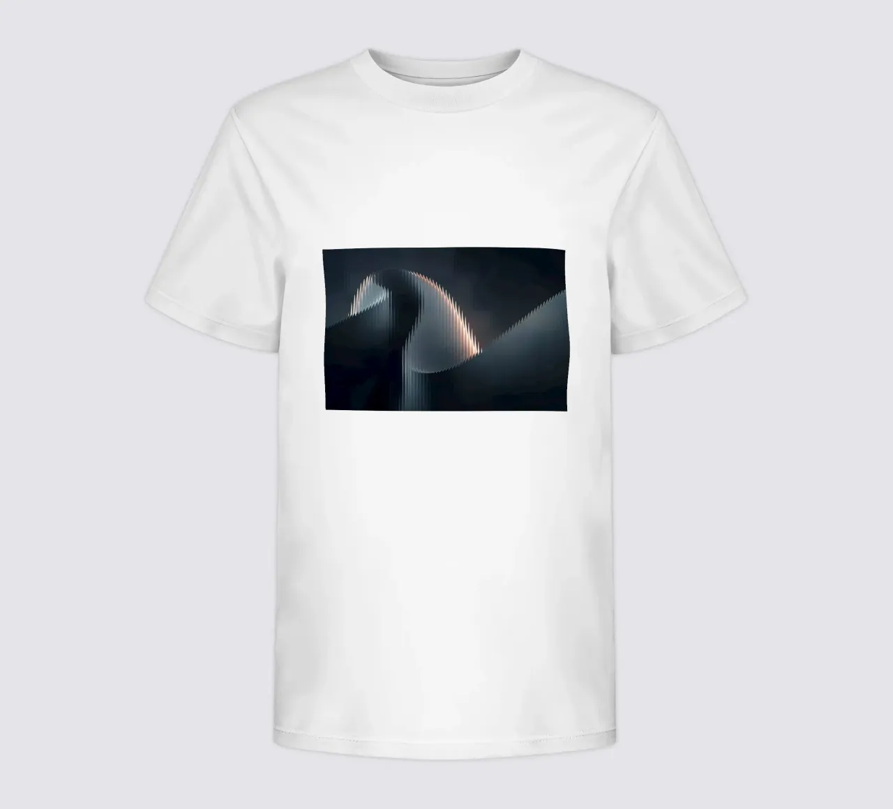 waveform reflection kids t-shirt by Earthly Visions