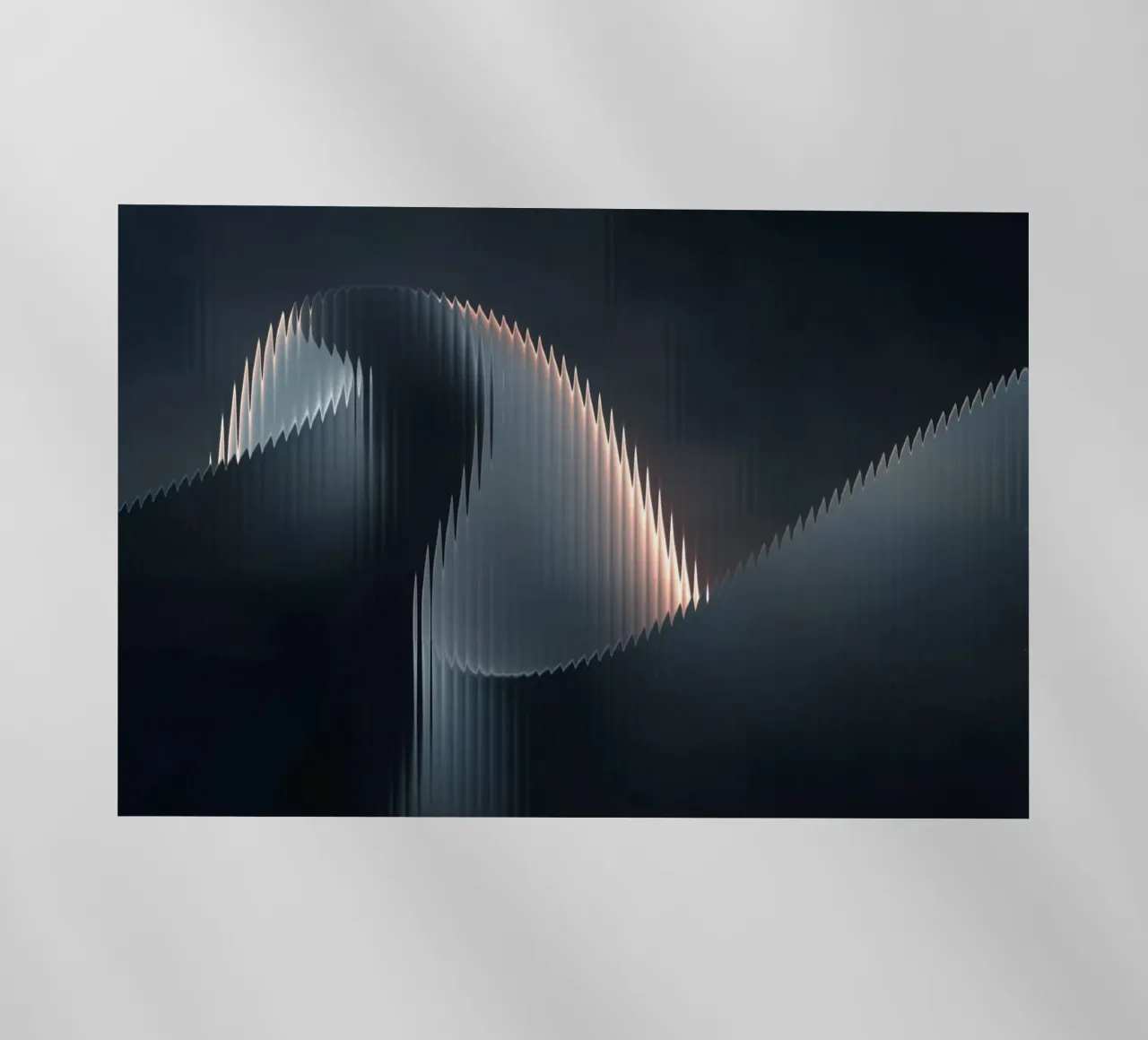 waveform reflection backlit folie van Earthly Visions