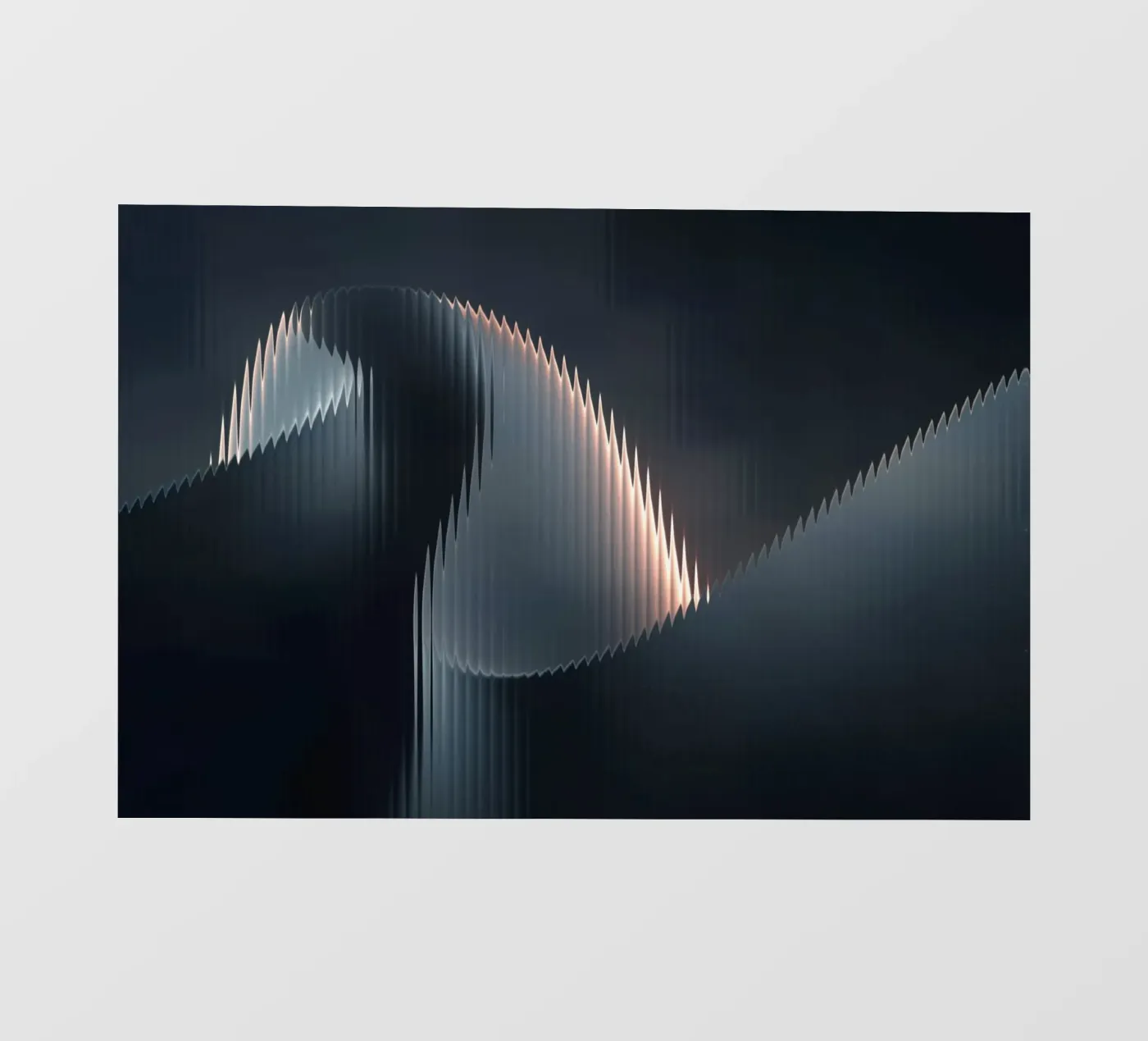 waveform reflection papier peint photo de Earthly Visions