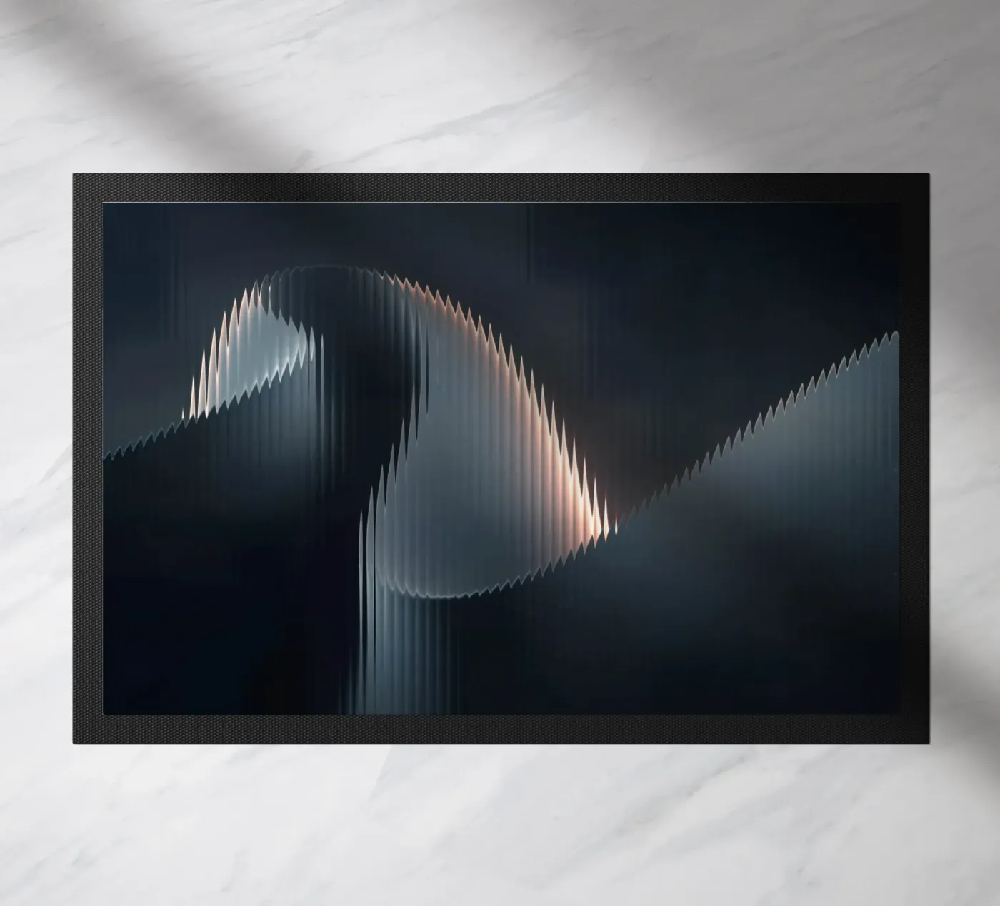 waveform reflection paillasson de Earthly Visions