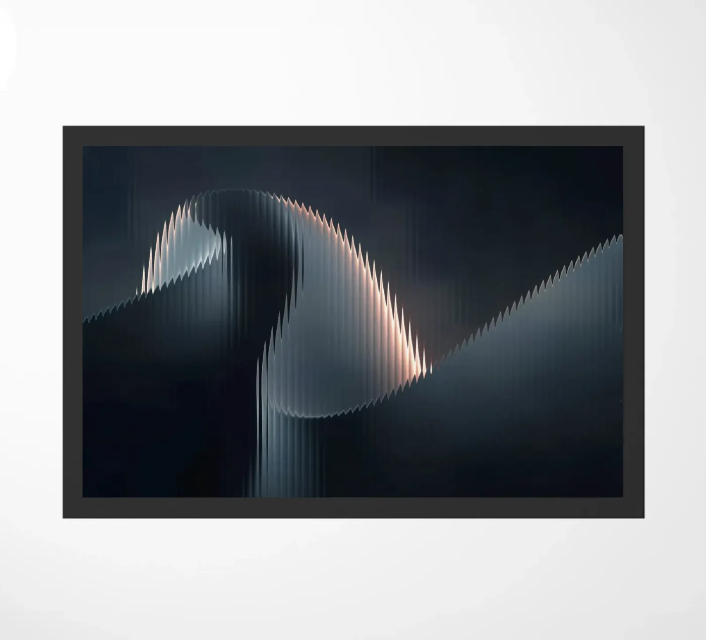 waveform reflection paillasson de Earthly Visions