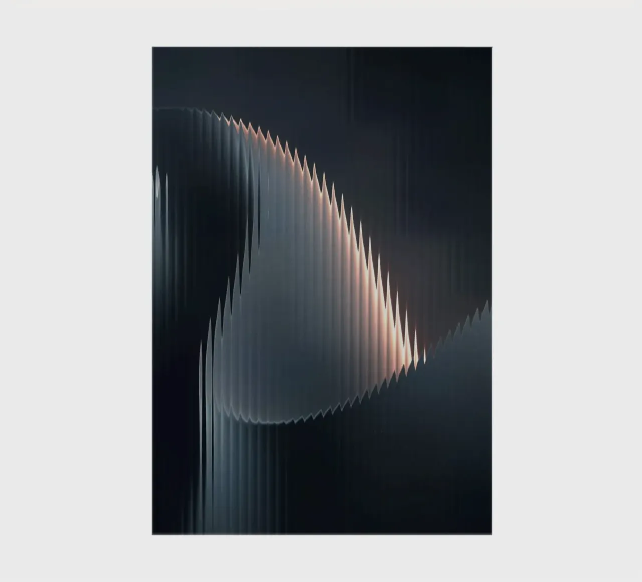 waveform reflection notebook by Earthly Visions