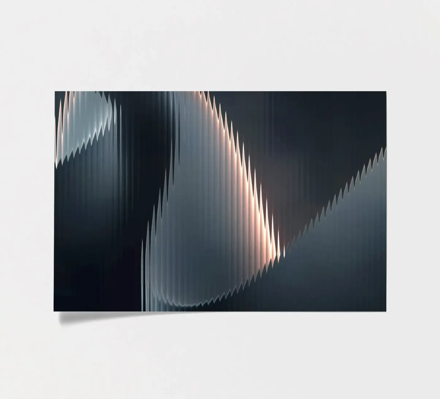 Wellenform-Reflexion Stickerbogen von Earthly Visions