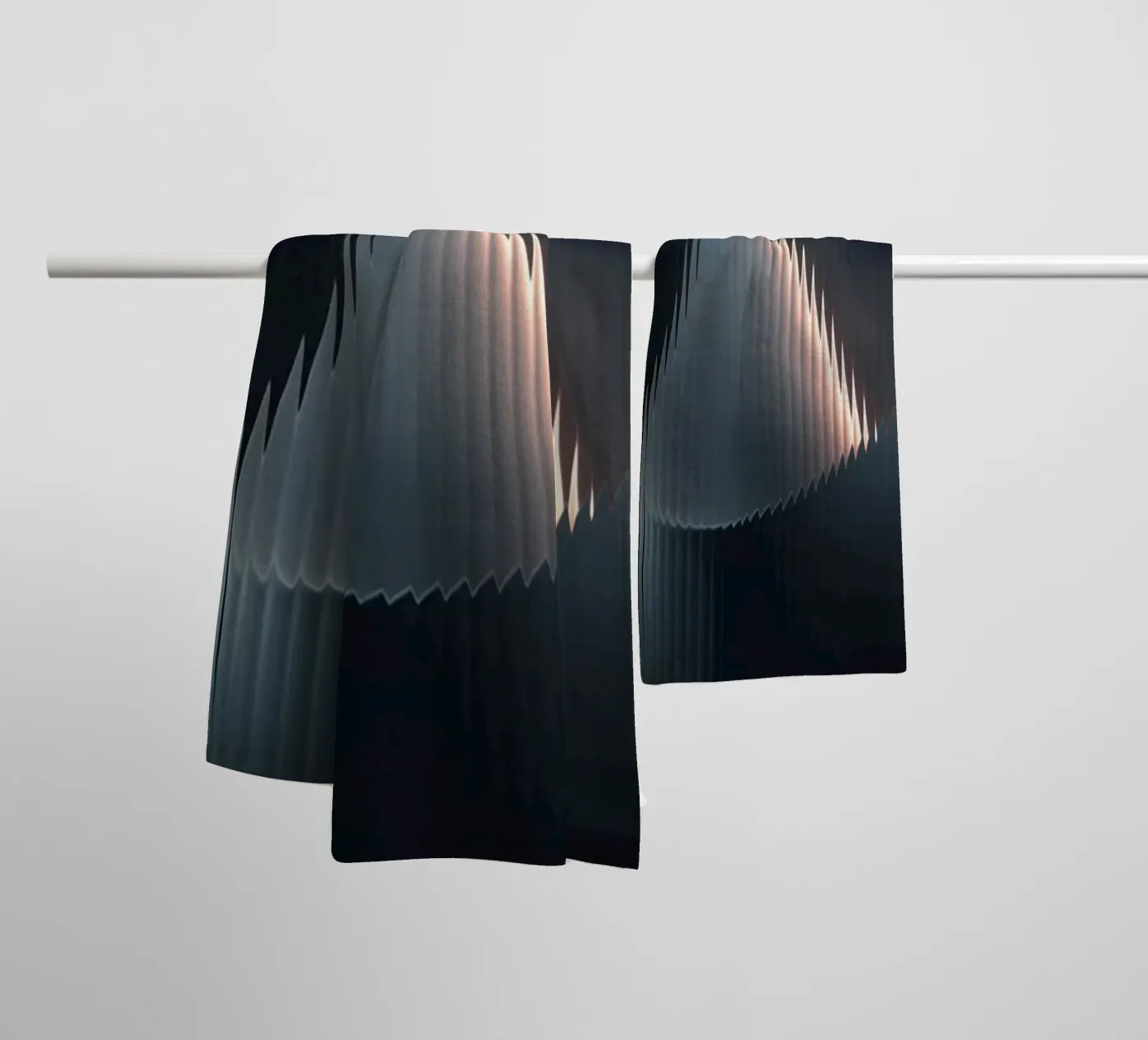 waveform reflection badhanddoek van Earthly Visions