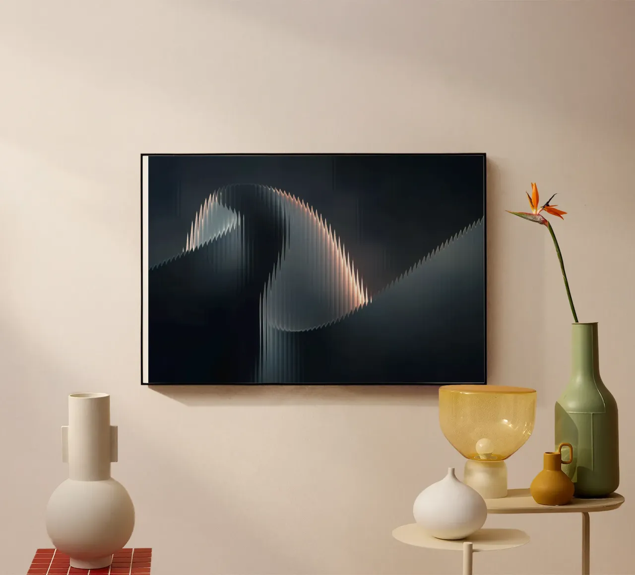 waveform reflection plexiglas de Earthly Visions