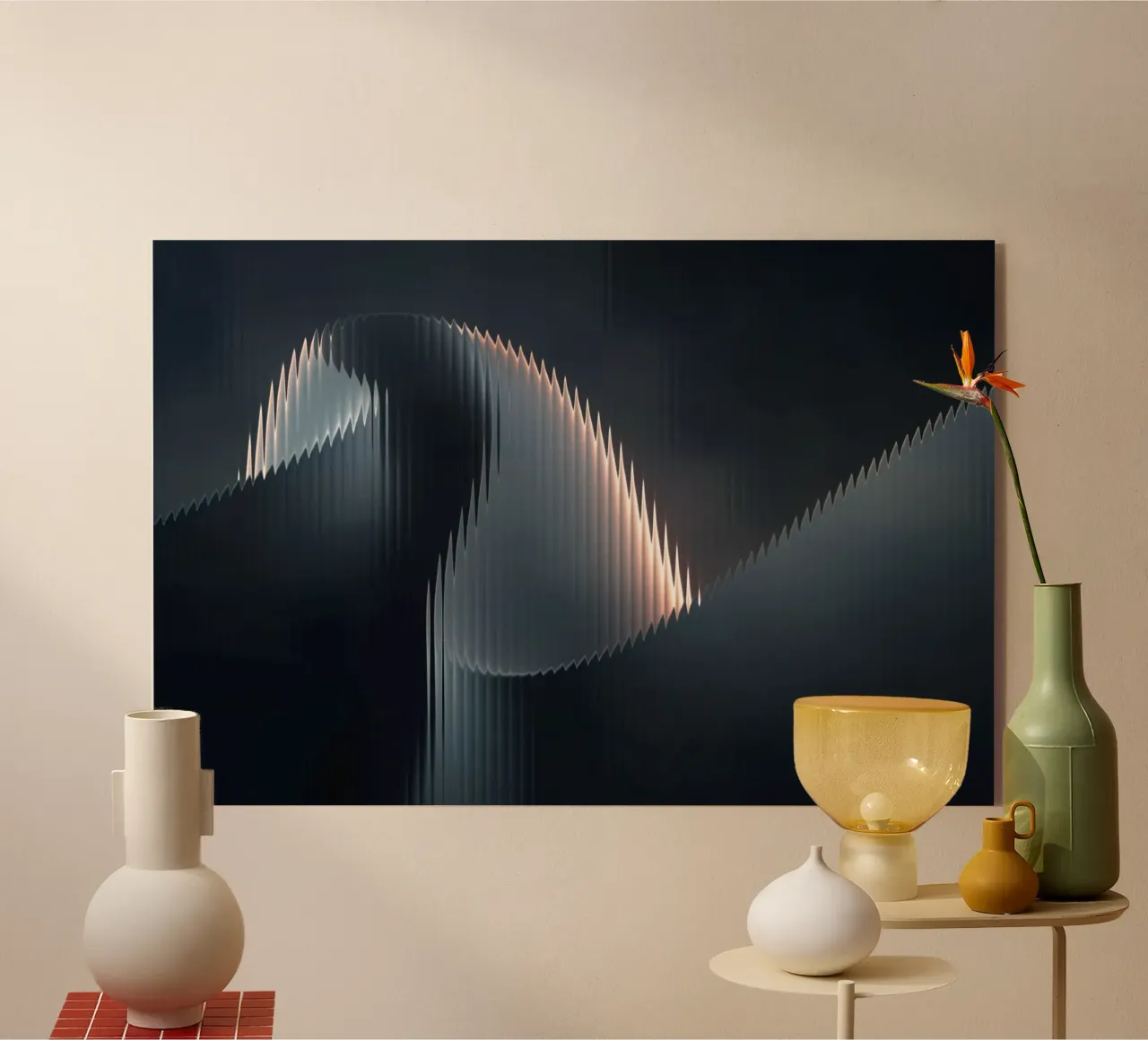 waveform reflection plexiglas de Earthly Visions