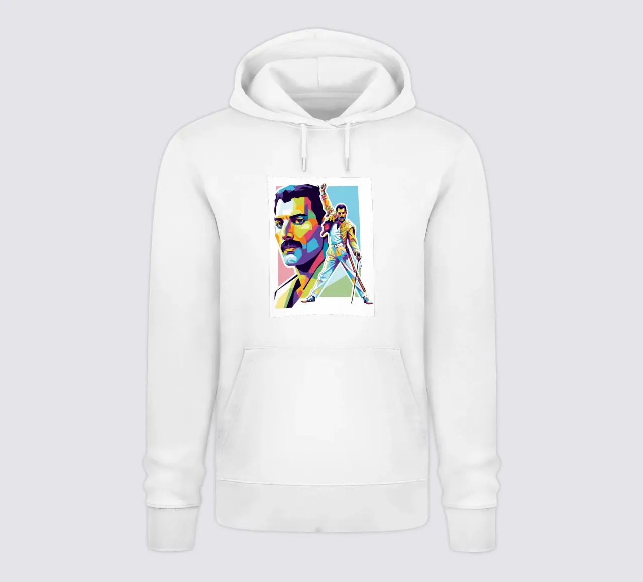 Freddie Mercury signature style felpa con cappuccio da Hantamrata
