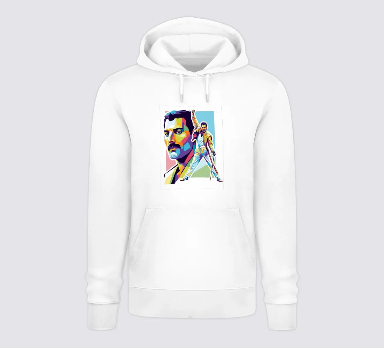 Freddie Mercury signature style felpa con cappuccio da Hantamrata