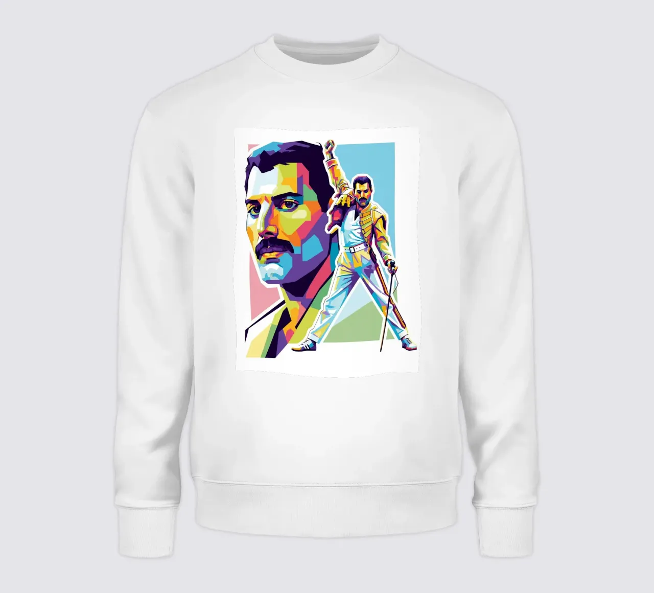 Freddie Mercury signature style felpa da Hantamrata