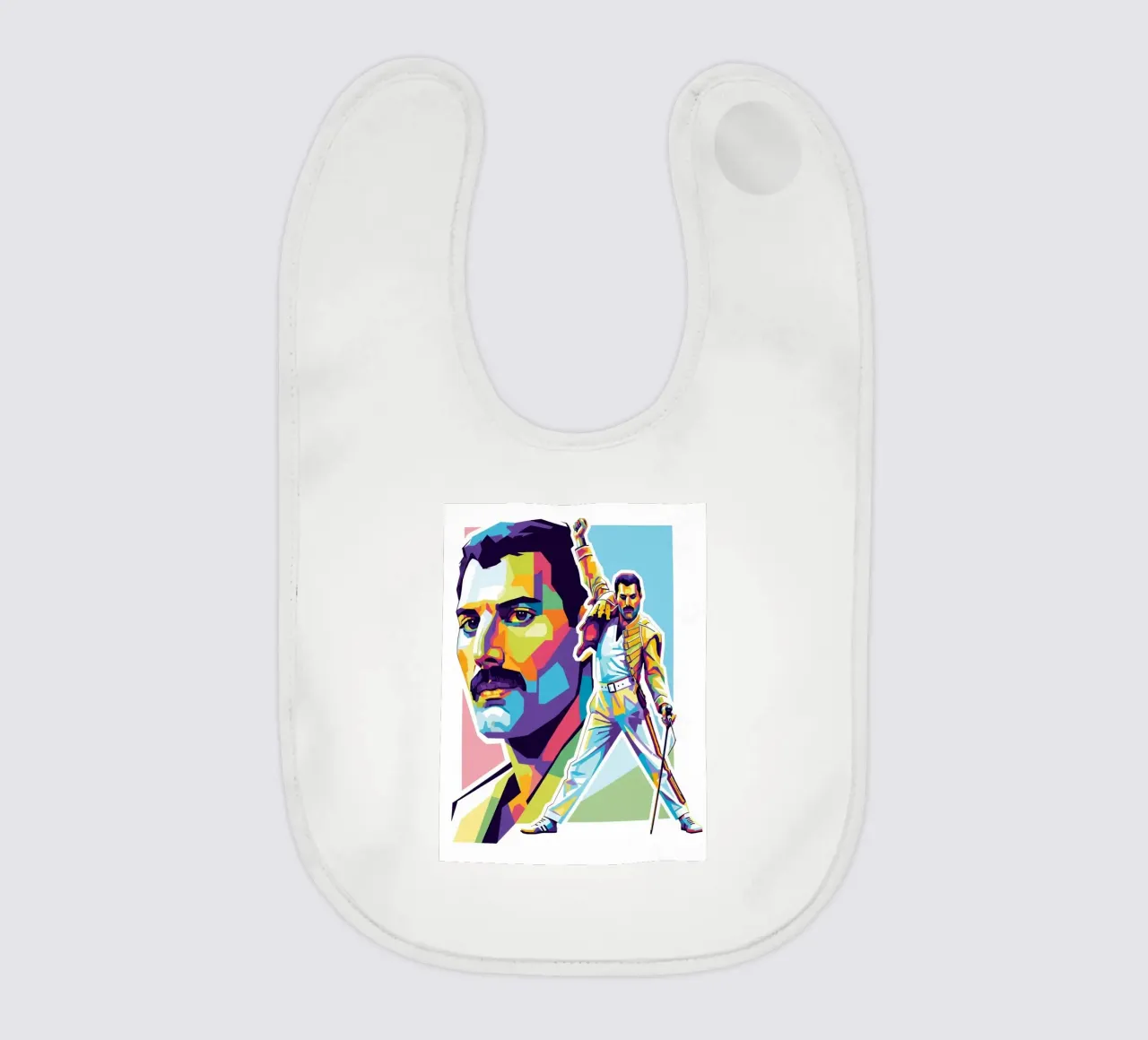 Freddie Mercury signature style bavaglino da Hantamrata