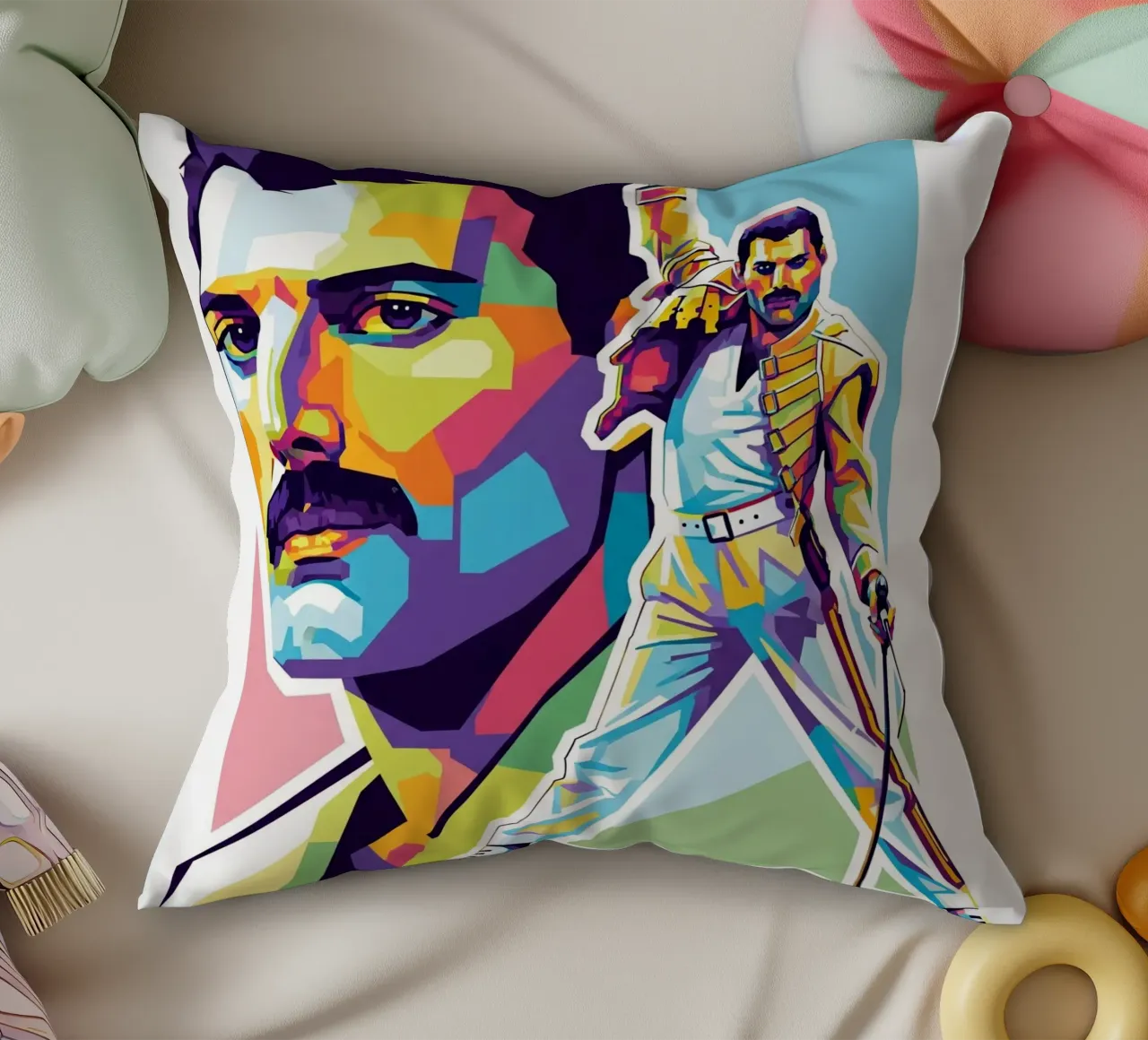 Freddie Mercury signature style cuscino da Hantamrata
