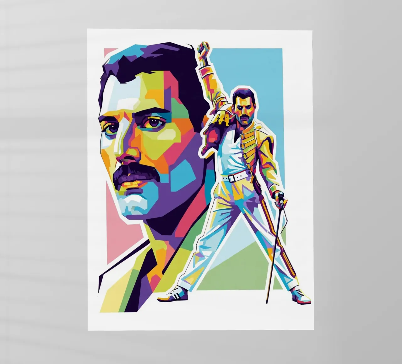 Freddie Mercury signature style pellicola backlit da Hantamrata