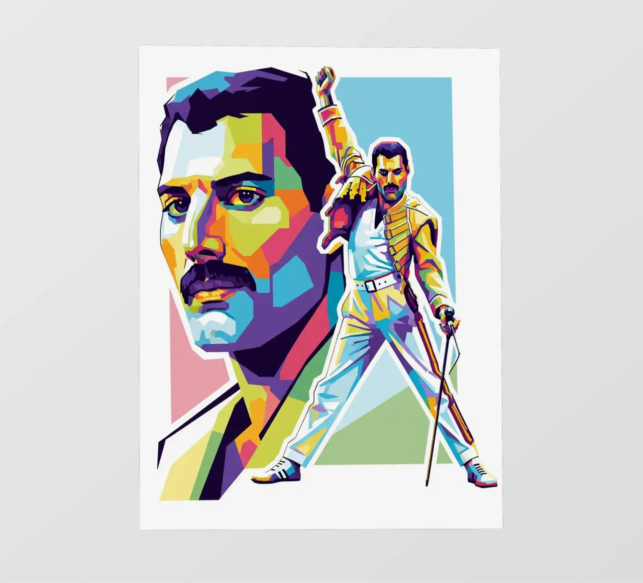 Freddie Mercury signature style pellicola backlit da Hantamrata