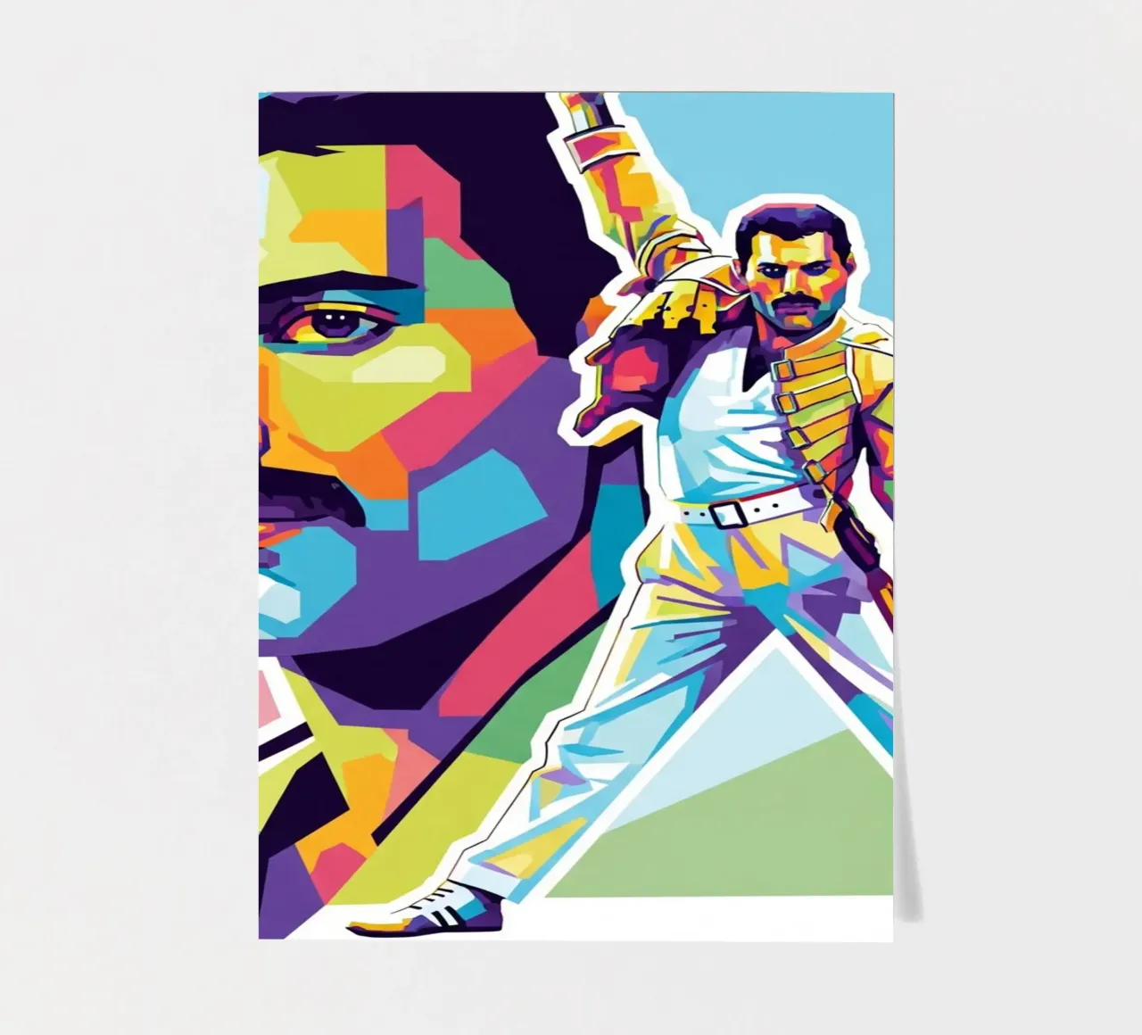 Freddie Mercury signature style foglio adesivo da Hantamrata