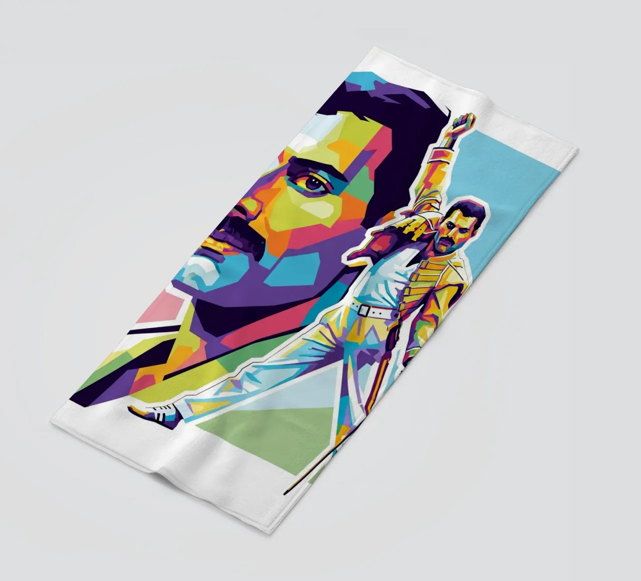 Freddie Mercury signature style telo mare da Hantamrata