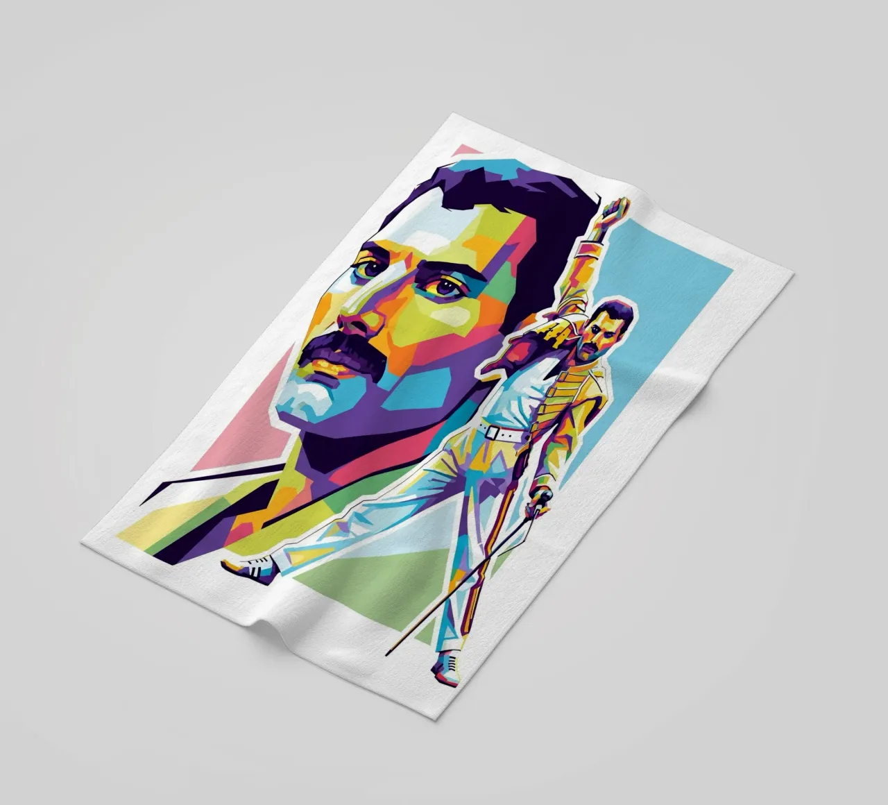 Freddie Mercury signature style telo mare da Hantamrata