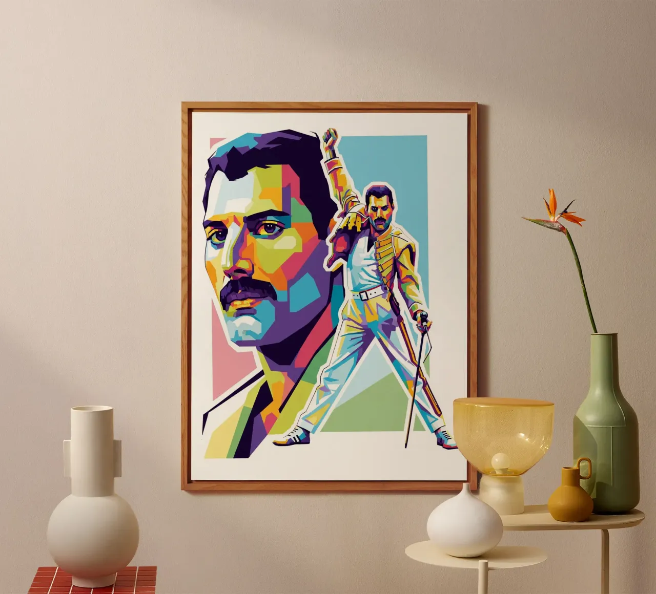 Freddie Mercury signature style pannello forex da Hantamrata