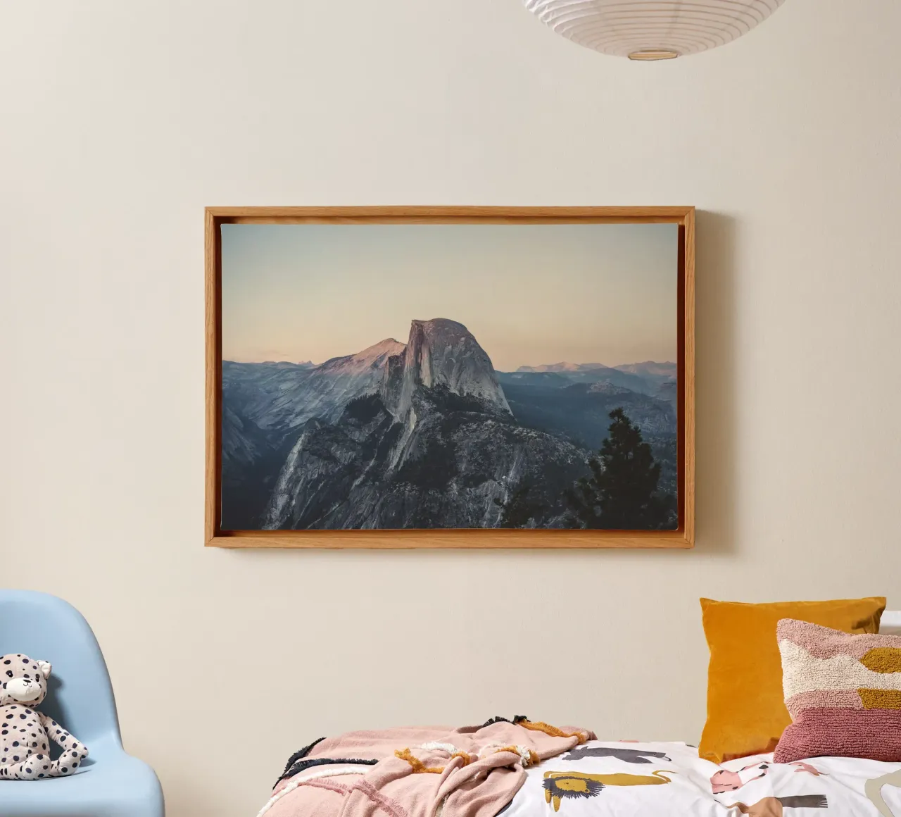 Half Dome canvas met Baklijst van thetraveller