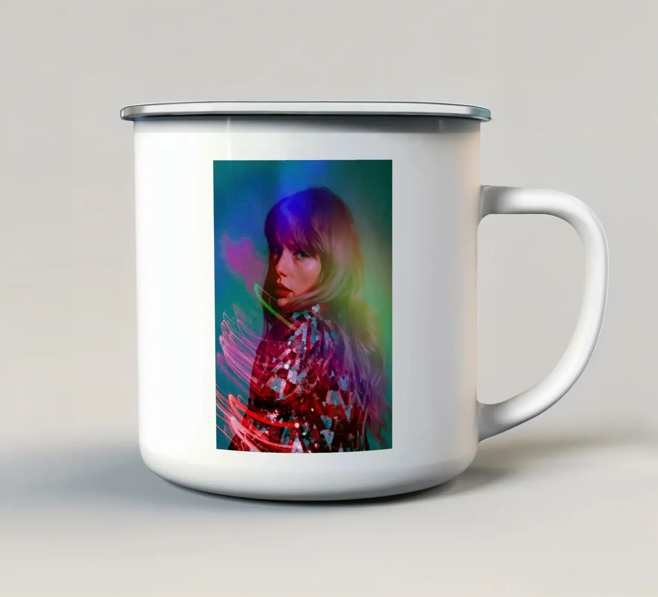 Taylor Swift Art emaille mok van Musdadad Shop