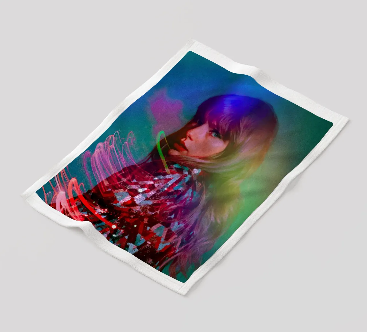 Taylor Swift Art coperta in pile da Musdadad Shop