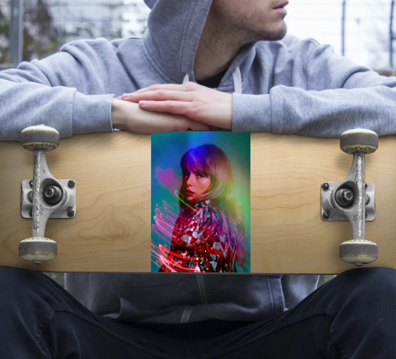 Taylor Swift Art adesivo da Musadad Shop