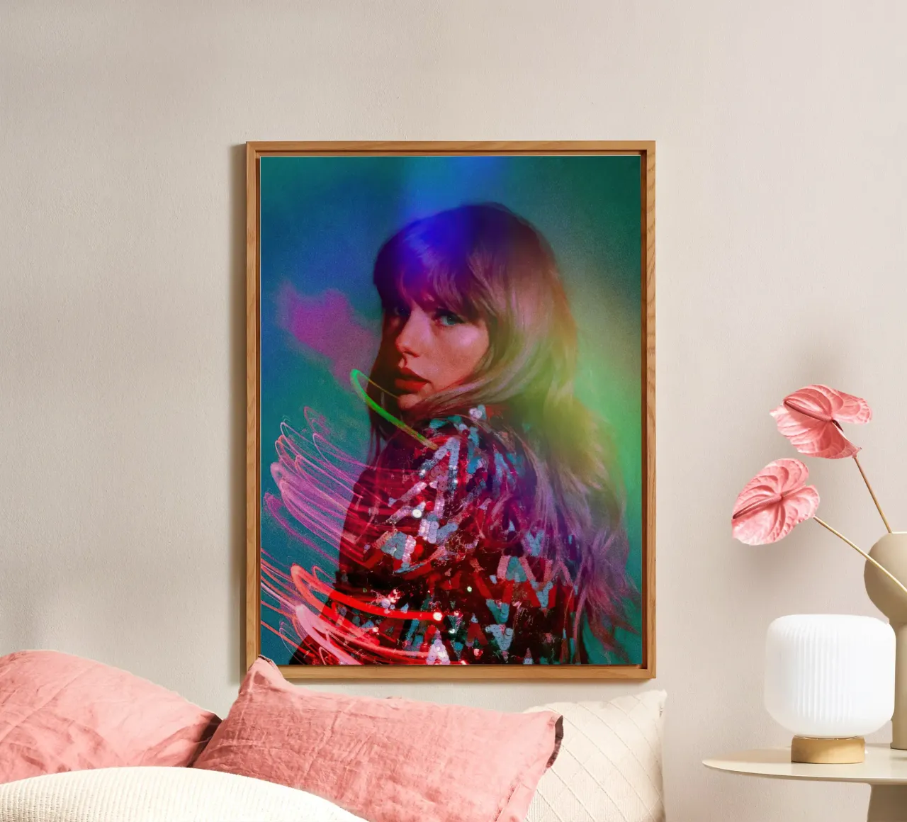 Taylor Swift Art alluminio dibond da Musdadad Shop