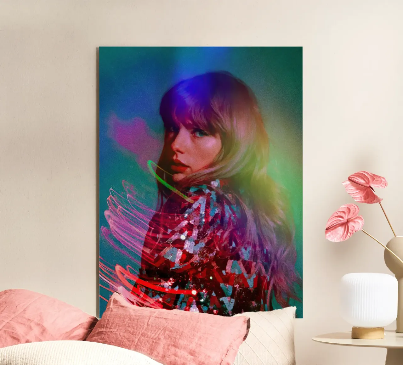 Taylor Swift Art alluminio dibond da Musdadad Shop