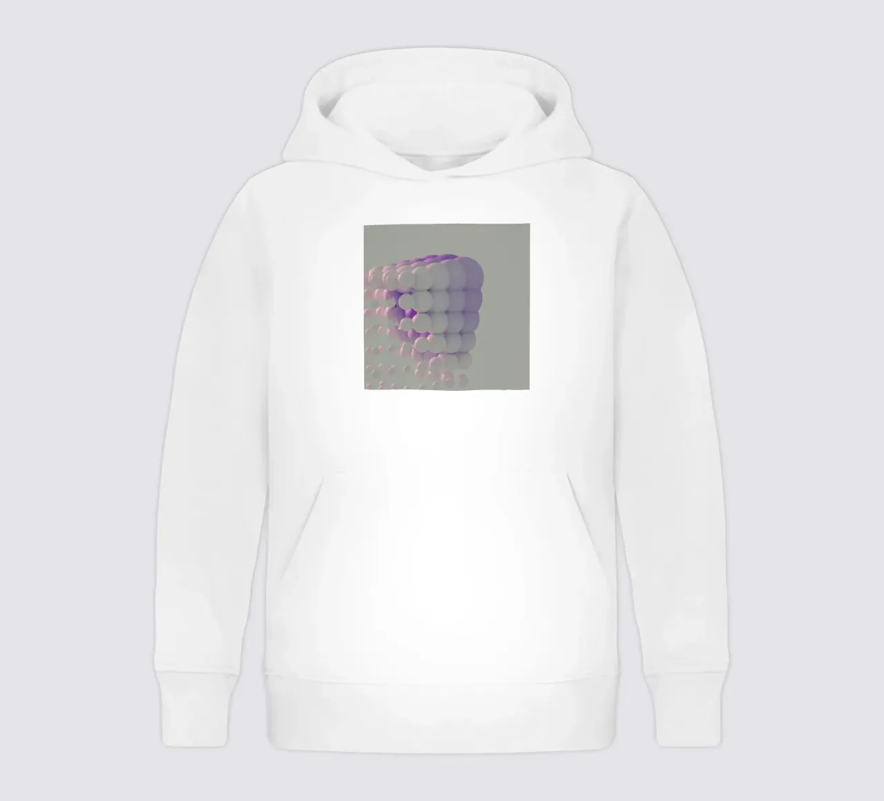 sfere forme geometriche felpa bambino con cappuccio da Earthly Visions