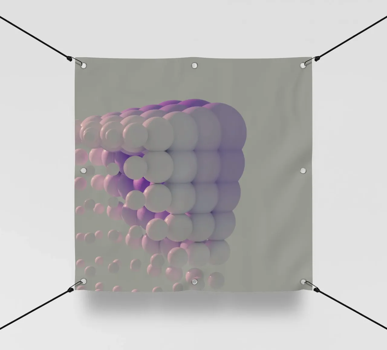 sfere forme geometriche telo in pvc da Earthly Visions