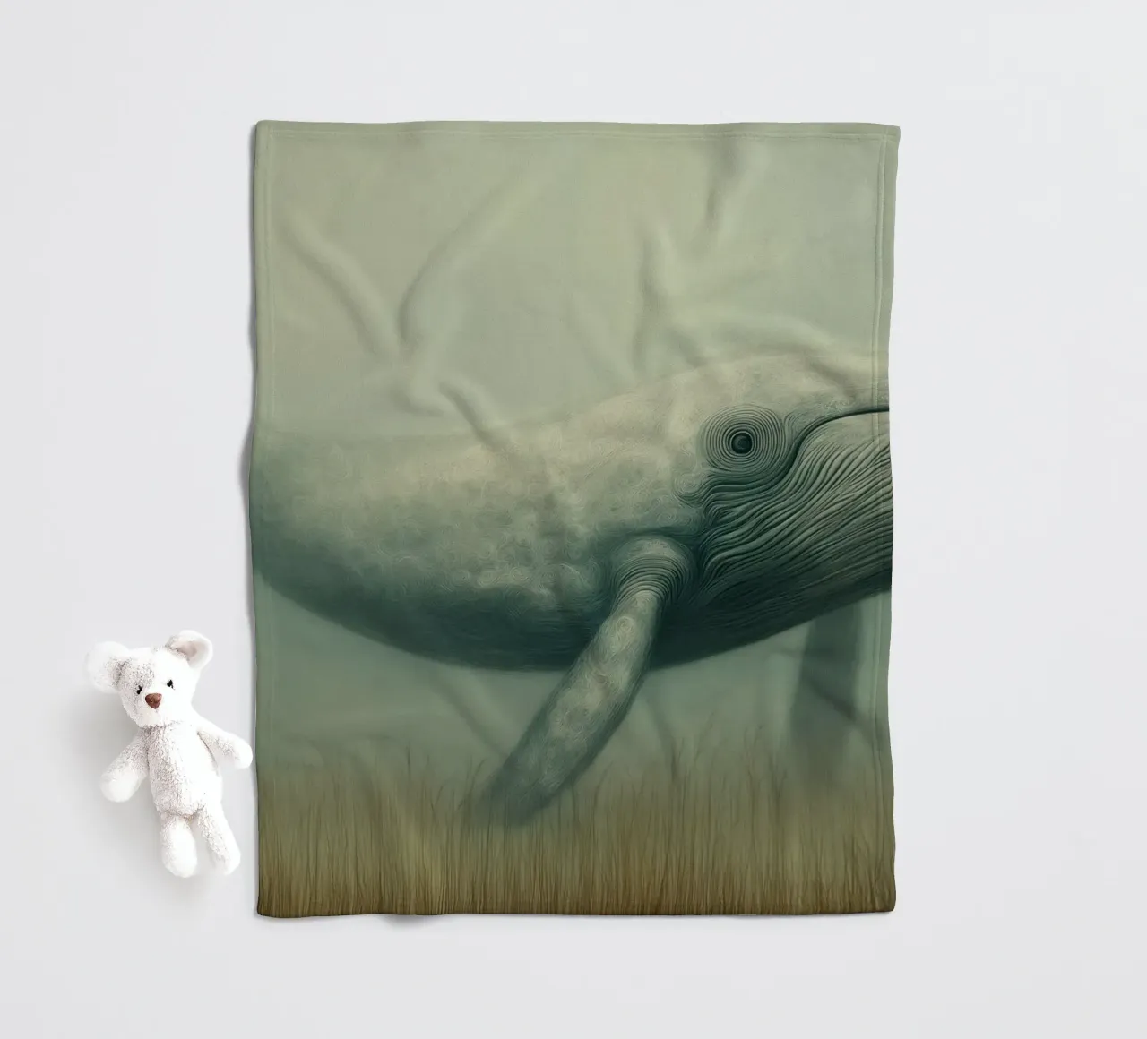 Walvis fleecedeken van Pictura