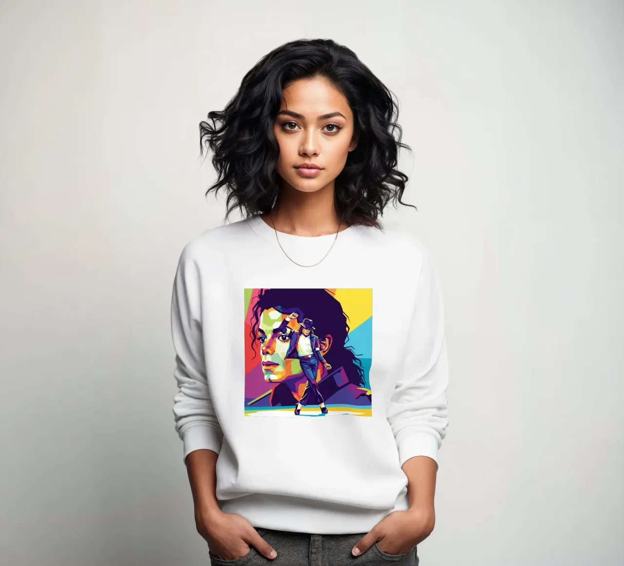 Michael Jackson in WPAP art style felpa da Hantamrata
