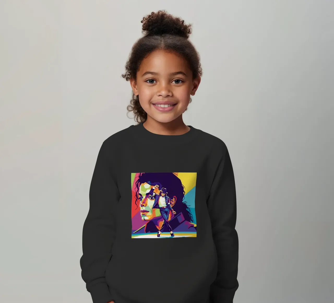 Michael Jackson in WPAP art style felpa bambino da Hantamrata