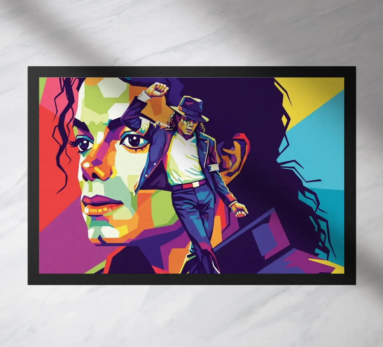 Michael Jackson in WPAP art style zerbino da Hantamrata