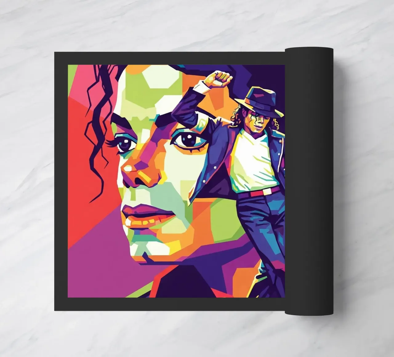 Michael Jackson in WPAP art style zerbino da Hantamrata