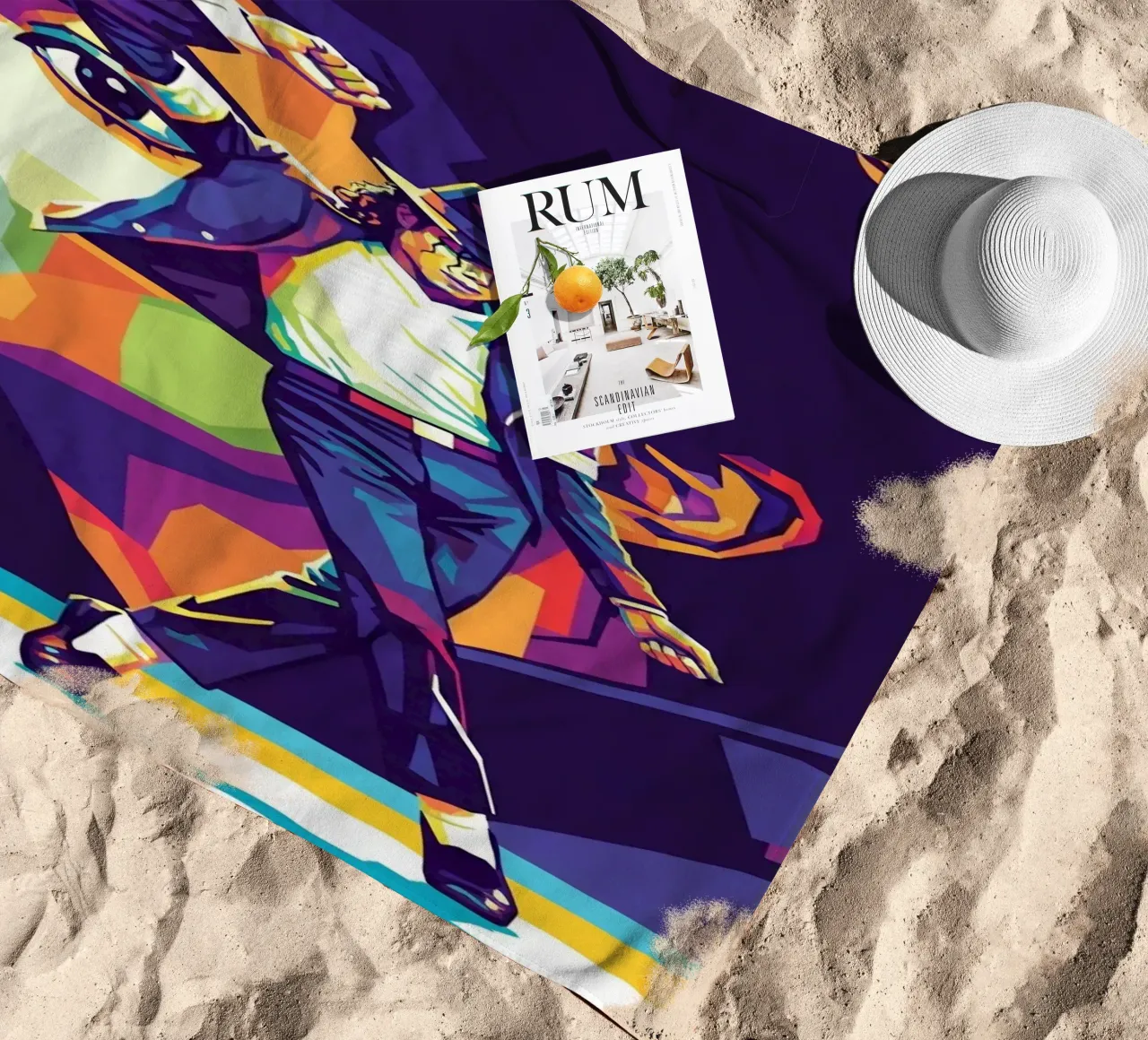 Michael Jackson in WPAP art style telo mare da Hantamrata