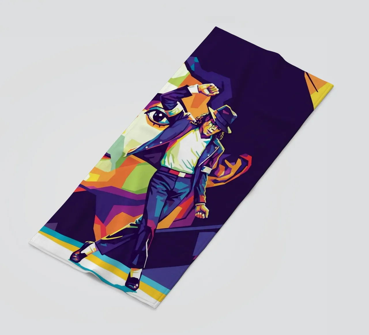 Michael Jackson in WPAP art style telo mare da Hantamrata