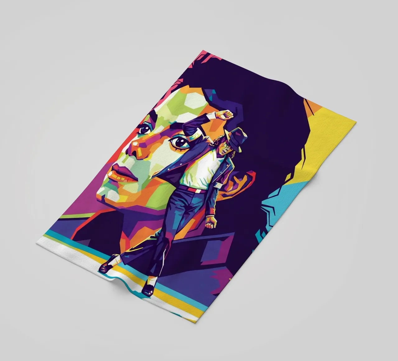 Michael Jackson in WPAP art style telo mare da Hantamrata