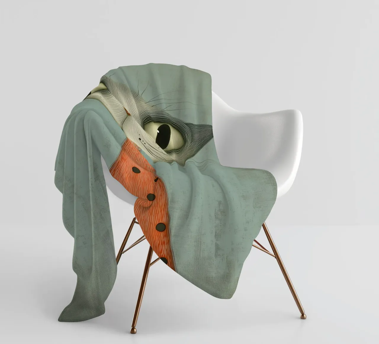 Kat Fleecedecke von Pictura