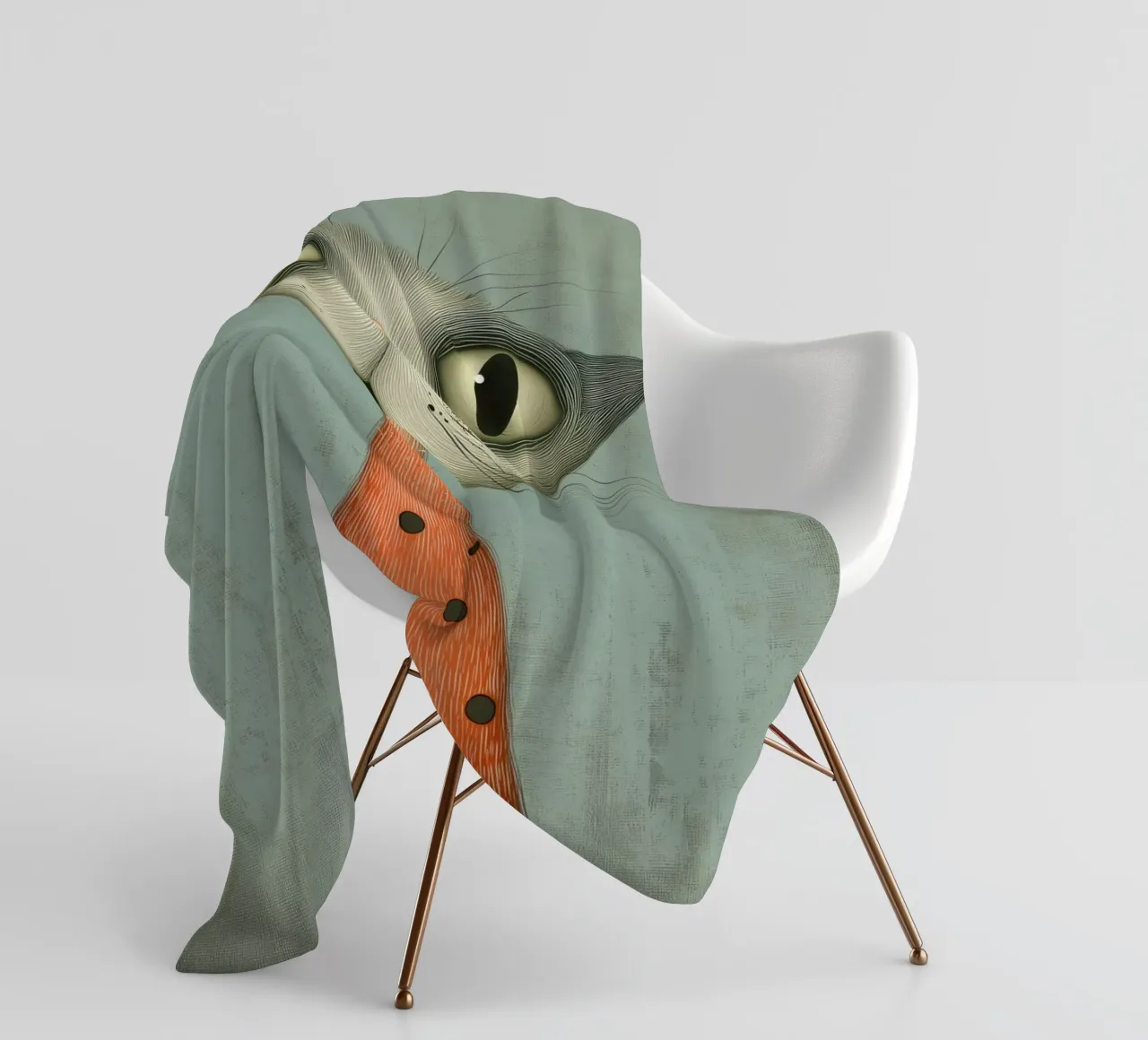 Kat Fleecedecke von Pictura